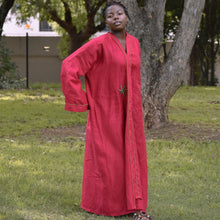 Load image into Gallery viewer, Vibrant Red LOETO Kimono
