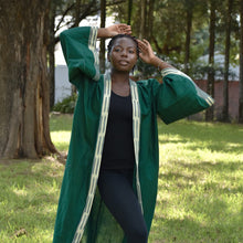 Load image into Gallery viewer, Green Kente LOETO Kimono
