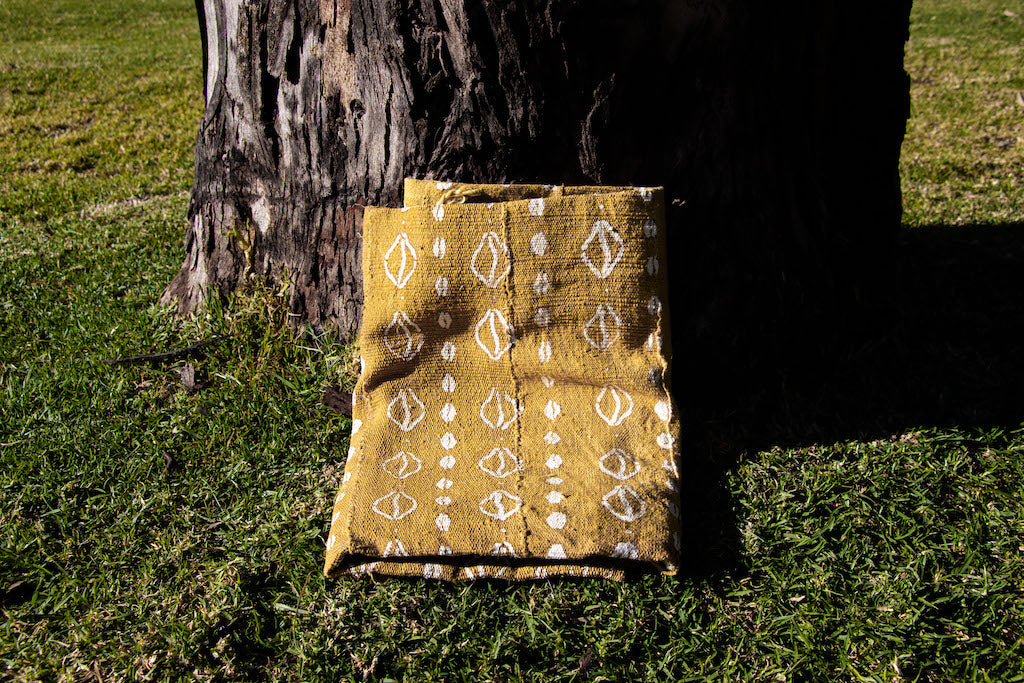 Yellow Patterned Cloth