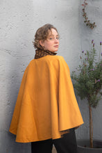 Load image into Gallery viewer, KHAWA Yellow and Brown Shweshwe Reversible Coat
