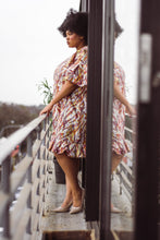 Load image into Gallery viewer, Bottom pleated Ankara dress
